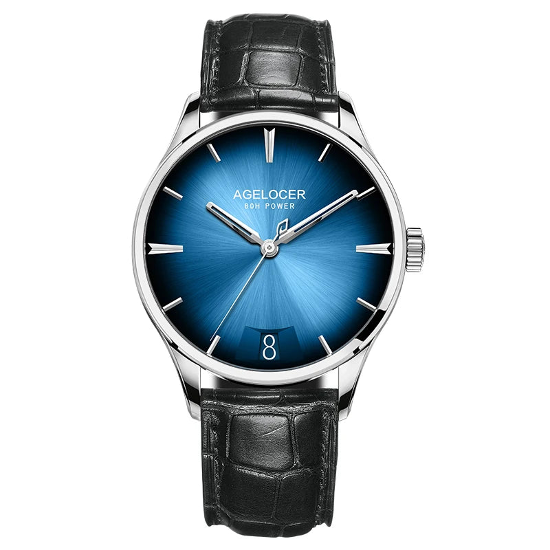 4204A1 Big Calendar Mechanical Business Watch