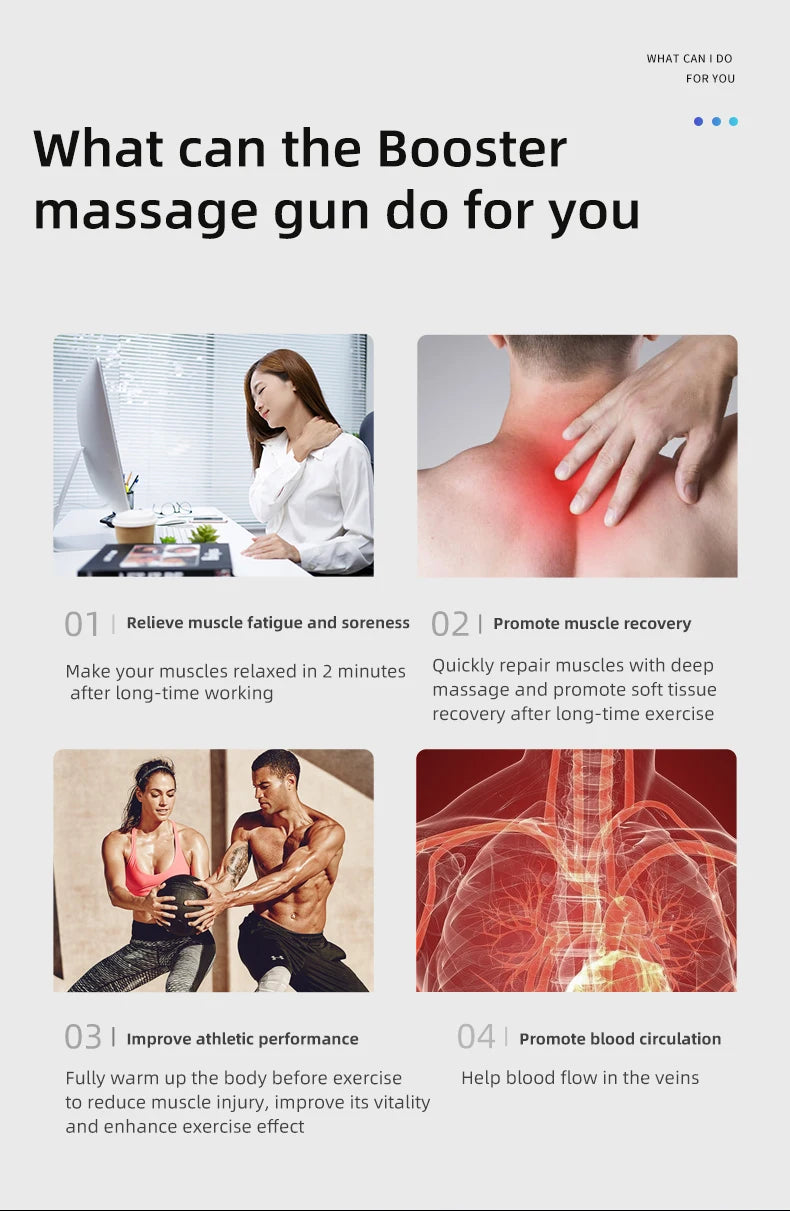Portable Deep Tissue Percussion Massage Gun