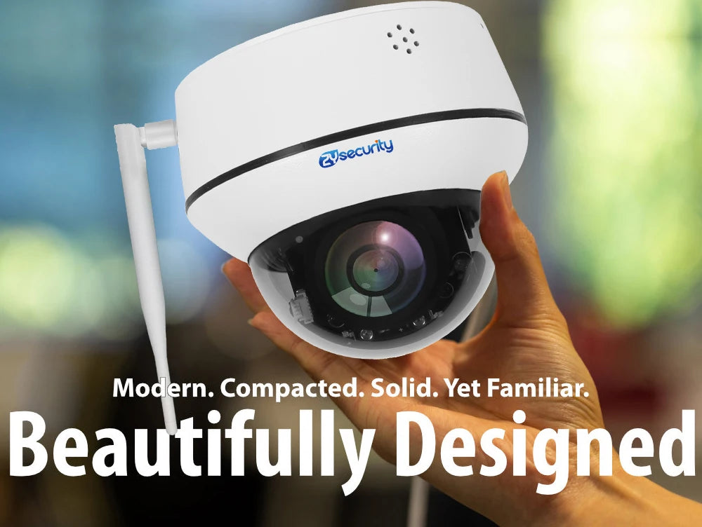 5MP Wireless Dome Security Camera with 32GB Card