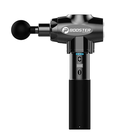Rechargeable Black Massage Gun for Pain Relief and Fitness