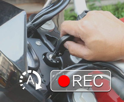 Waterproof Motorcycle Dash Cam 1080P 128GB Night Vision