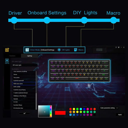 GK61 Mini Wireless Mechanical Keyboard