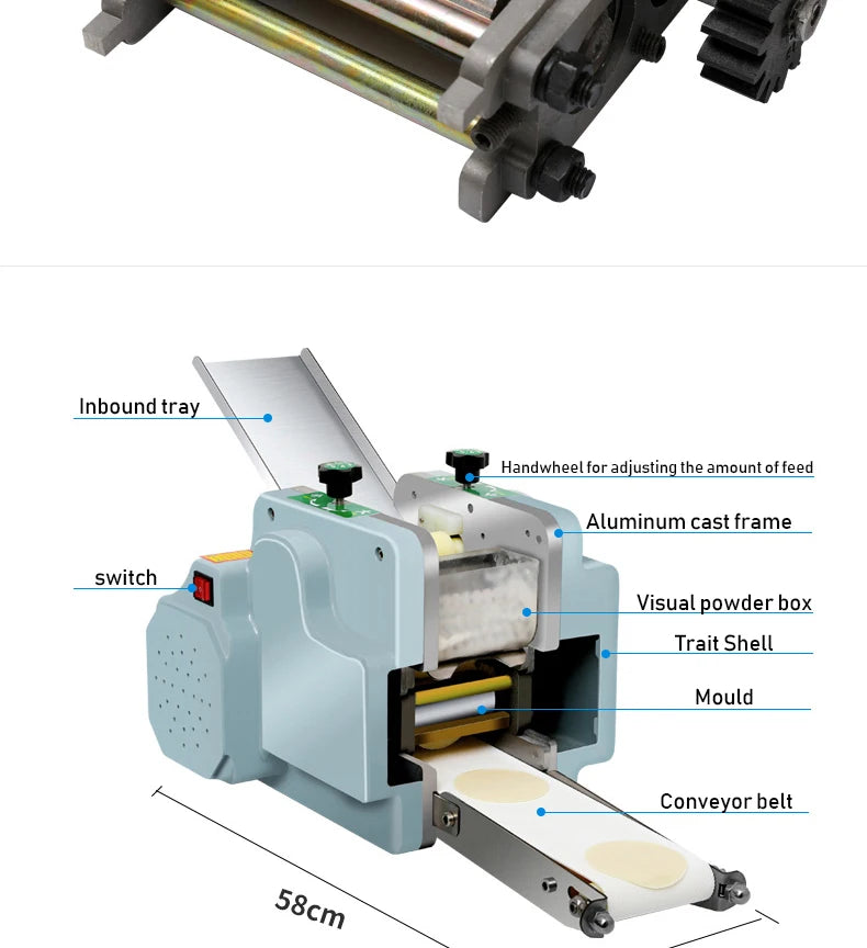 7cm Automatic Dumpling Skin Maker Round
