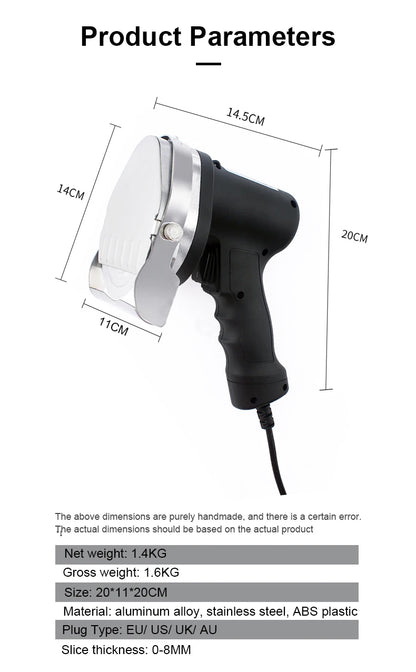 Electric Doner Kebab Knife Meat Slicer with Blades