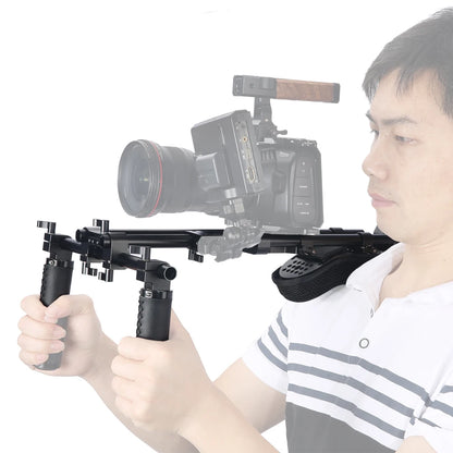 Universal Camera Shoulder Rig with 15mm Rail System