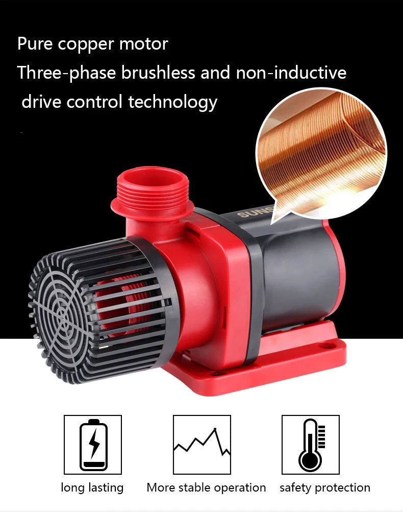Compact Aquarium Circulation Pump with WiFi