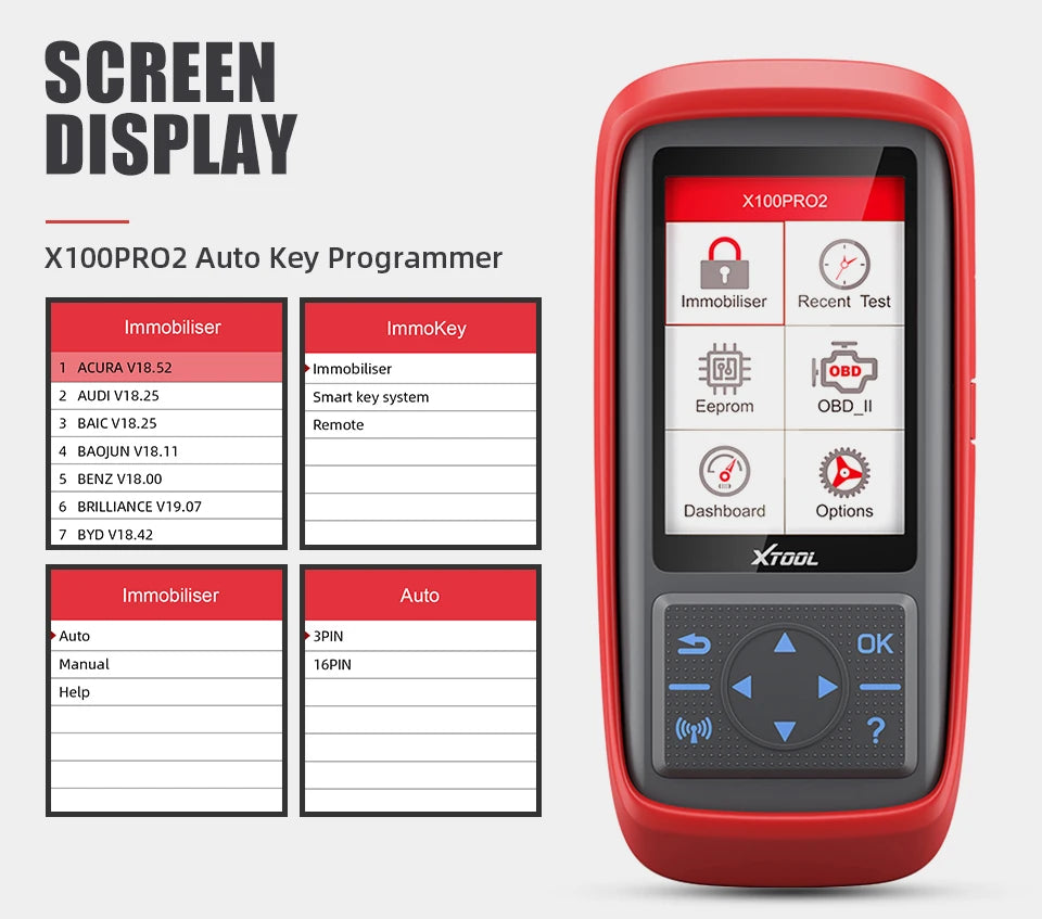 Professional OBD2 Key Programmer with EEPROM Adapter