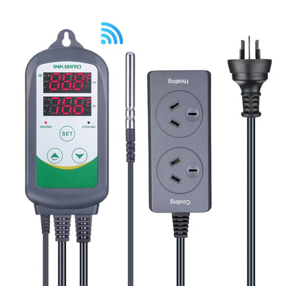 Smart WiFi Temp Humidity Controller for Brewing Aquarium