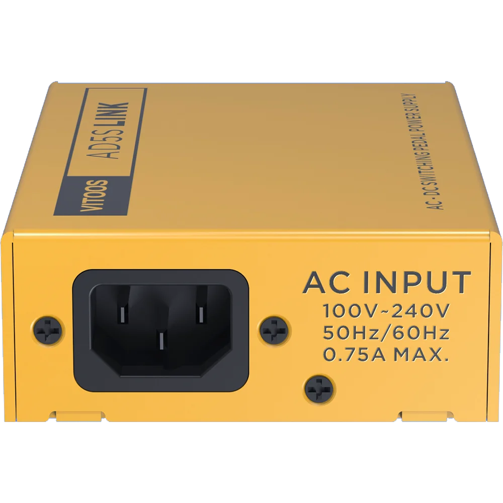 Compact Isolated Effect Pedal Power Supply for Clean Sound
