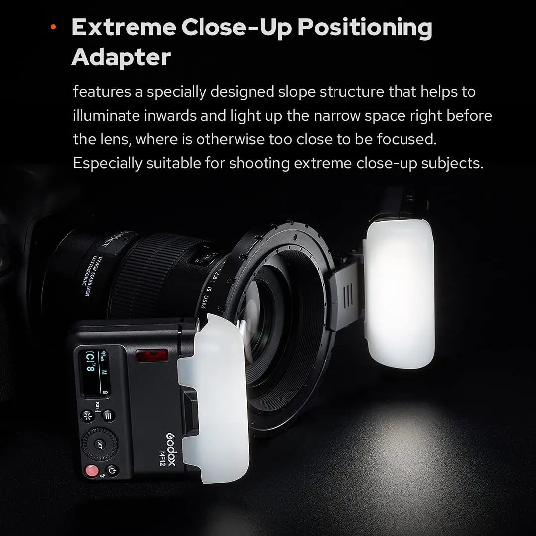Portable Rechargeable Macro Speedlite for Close-Up Shots