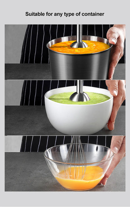 1200W 4-in-1 Immersion Hand Blender with Chopper