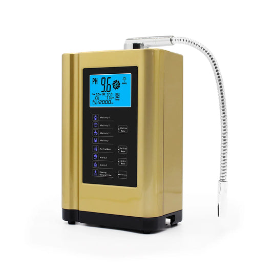 Yellow Alkaline Water Purifier for Home with pH Control