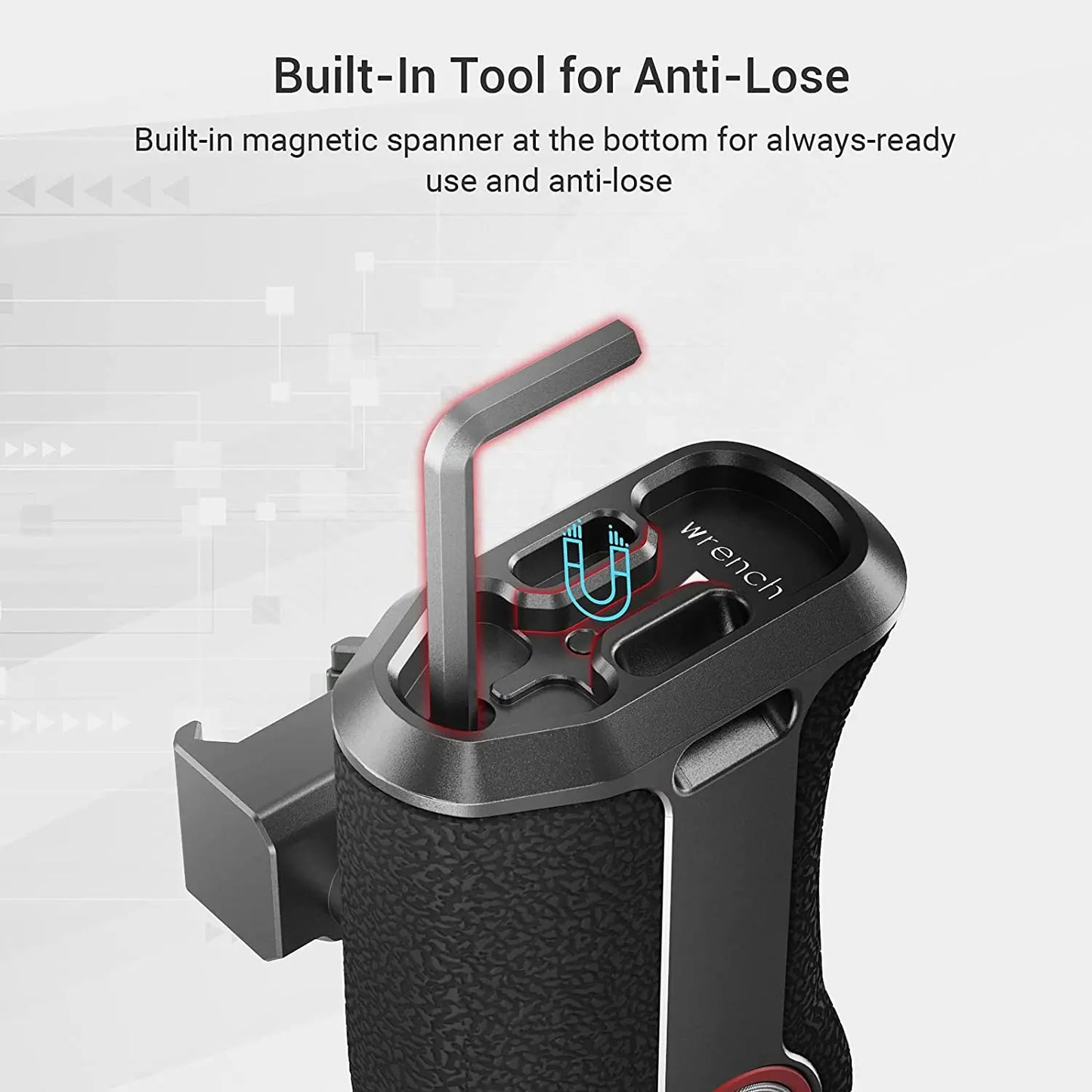 Adjustable Left Side Camera Grip with NATO Rail