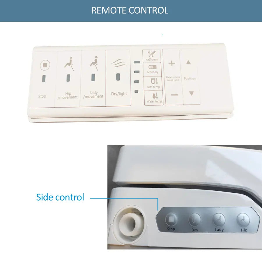 Auto Open Smart U Shape Electric Bidet Toilet Seat