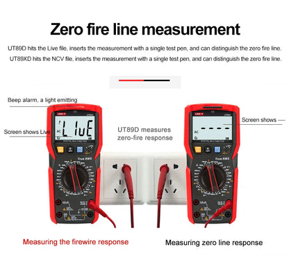 UT89XE Digital Multimeter Professional Auto-Ranging Tester