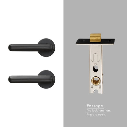 European Style Door Handle Brass Lever Lock