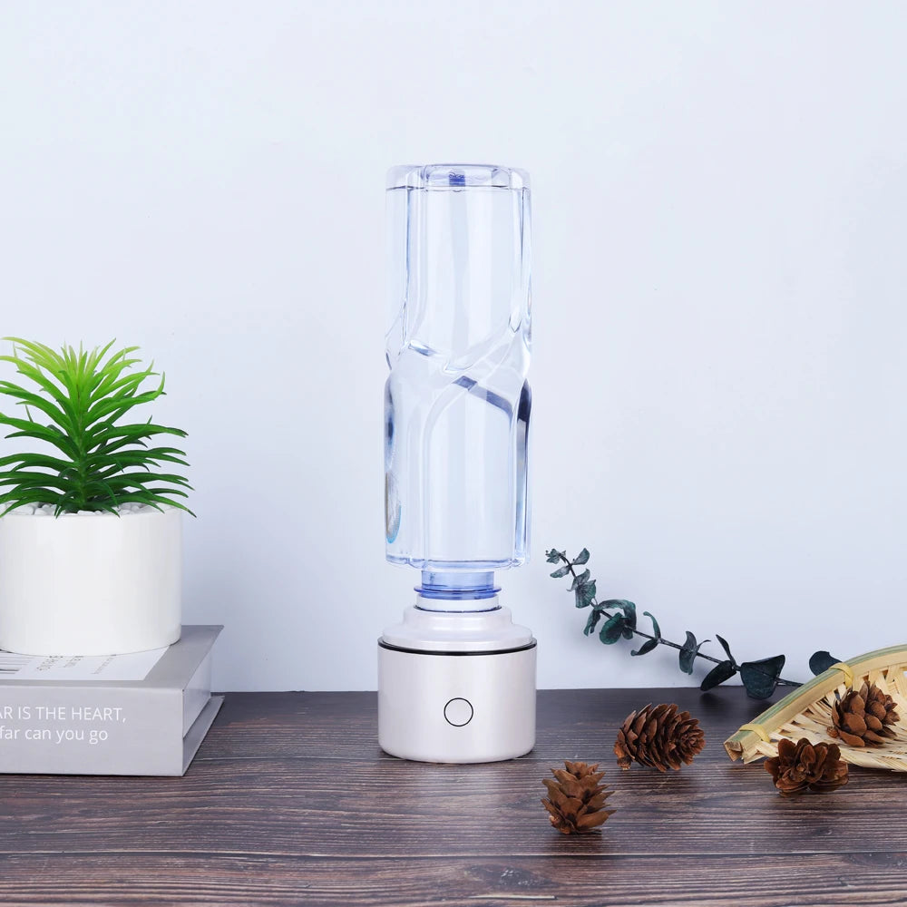 Nano Hydrogen Water Generator Bottle Rechargeable White
