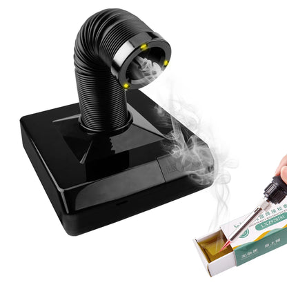 220V Solder Smoke Absorber with LED Light Carbon Filter