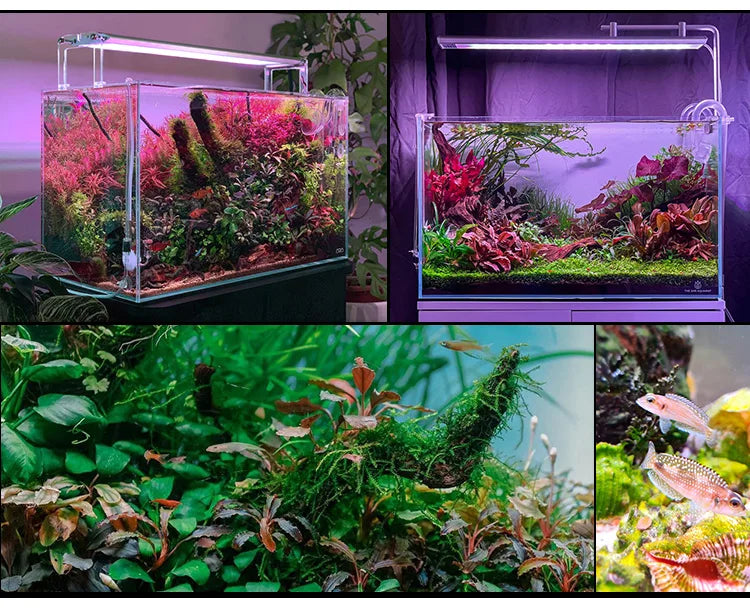 Smart RGB UV Aquarium LED Grow Light Bluetooth