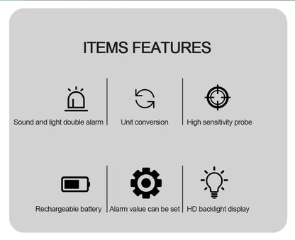 Portable NH3 Gas Tester 0-100PPM Safety Detector