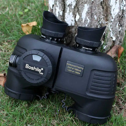 7x50 Waterproof Compass Binoculars HD BAK4 Floating