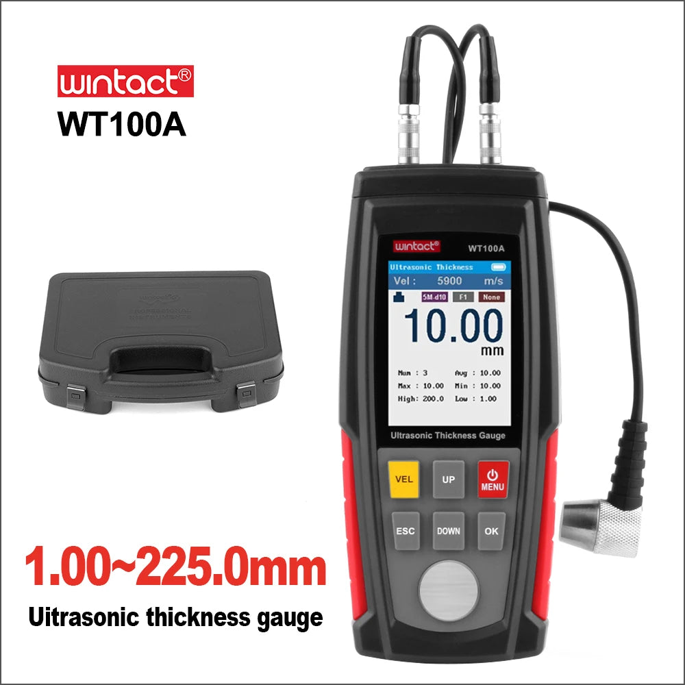 Digital Ultrasonic Thickness Gauge Meter for Metal Testing