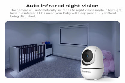 1080p HD Baby Monitor 7 inch Screen Split View