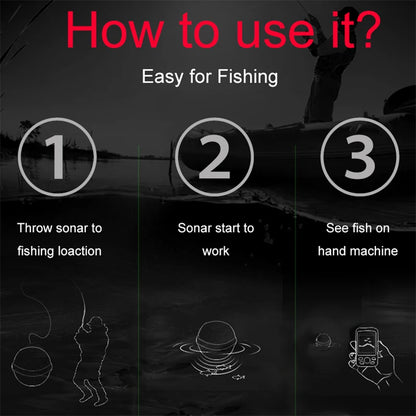 Portable Colour Fish Finder with Rechargeable Battery 200m