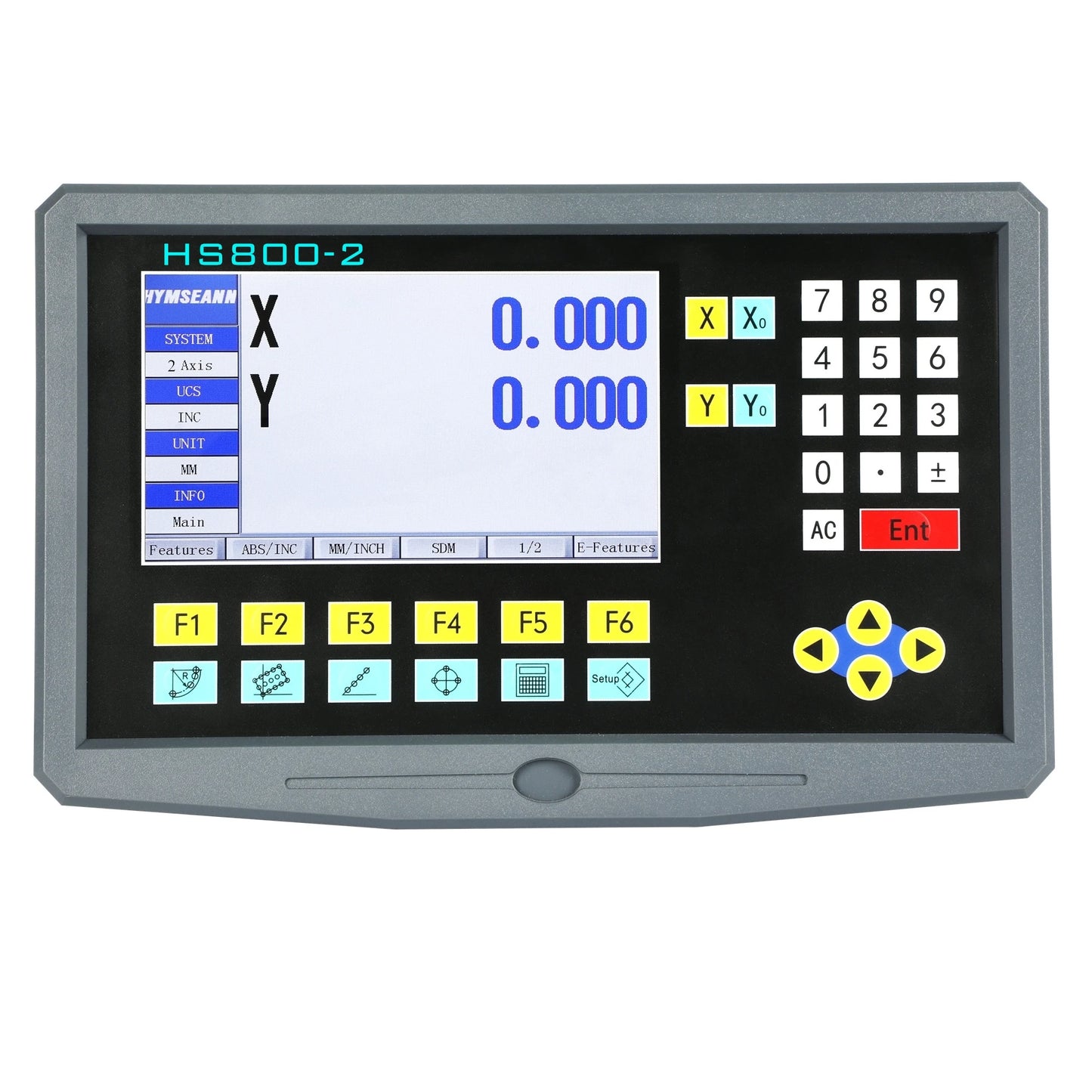 LCD DRO System with 0.005mm Linear Scale for Workshop Use