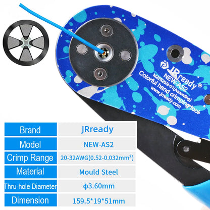 7 Position M22520/2-01 Wire Crimper for Miniature Connectors