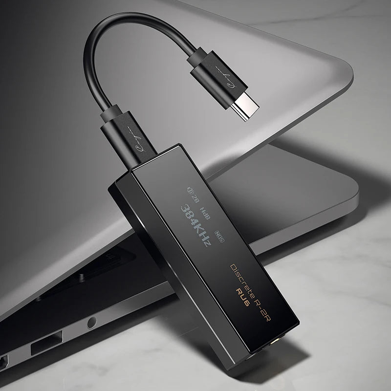Portable USB DAC Headphone Amplifier with 3.5mm 4.4mm Output