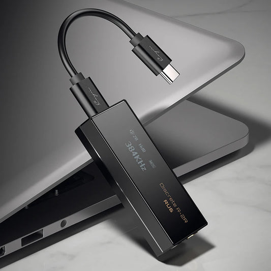 Portable USB DAC Headphone Amplifier with 3.5mm 4.4mm Output