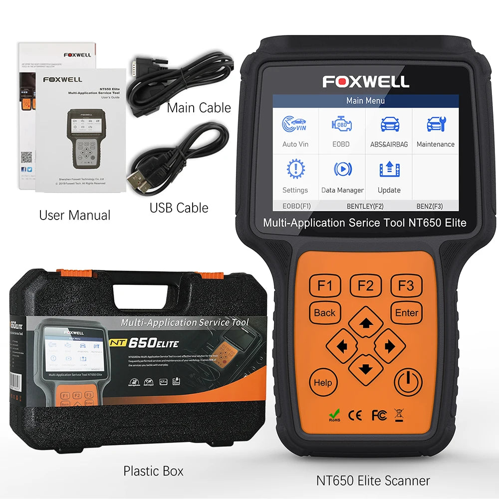 NT650 ELITE OBD2 Automotive Diagnostic Scanner Professional