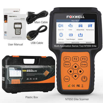 NT650 ELITE OBD2 Automotive Diagnostic Scanner Professional