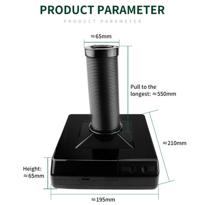 220V Solder Smoke Absorber with LED Light Carbon Filter