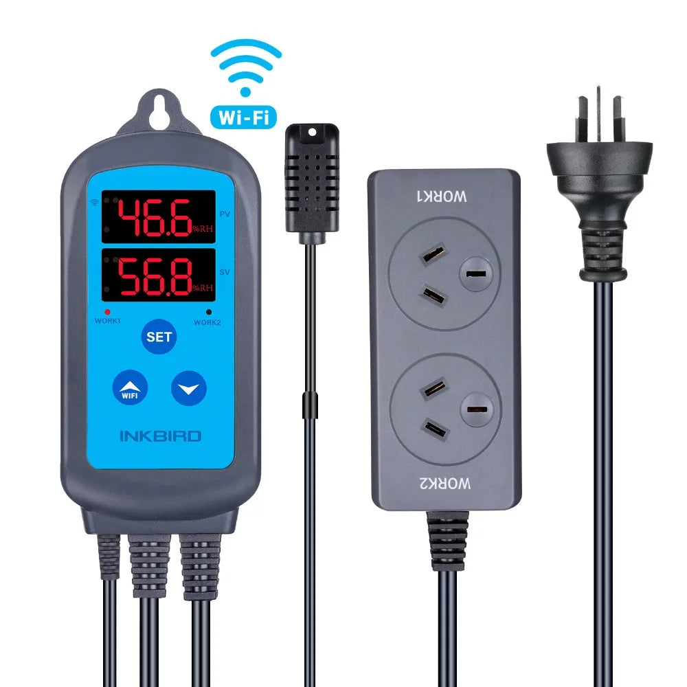 Smart WiFi Temp Humidity Controller for Brewing Aquarium