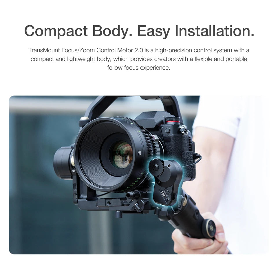 Servo Follow Focus and Zoom Kit for Handheld Stabilizers