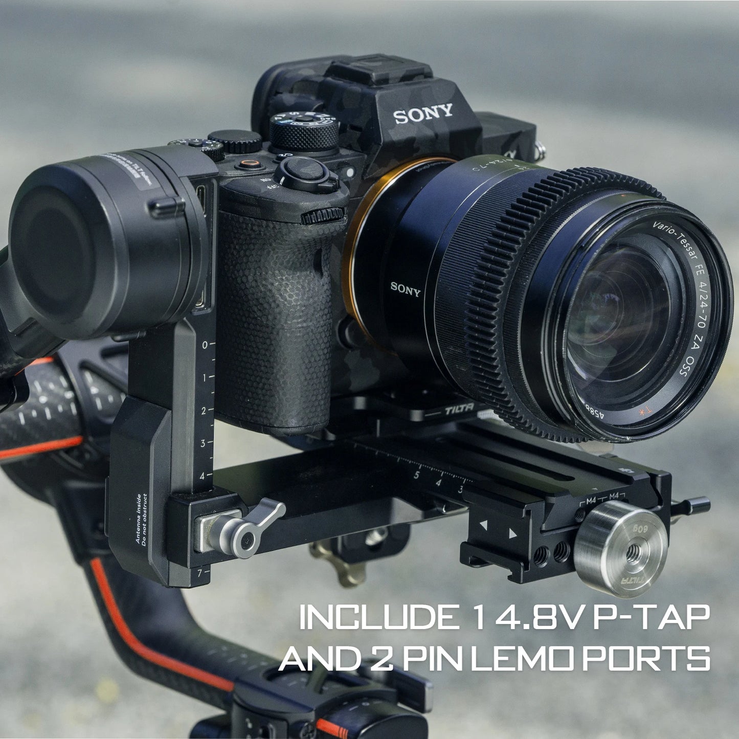 V Mount Battery Plate Power Pass-Through Kit for RS Gimbals