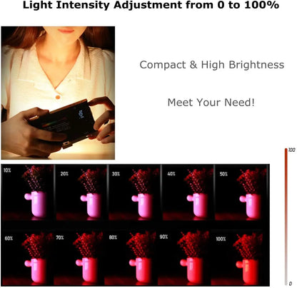 Portable RGB LED Video Light Kit 3 for Photography