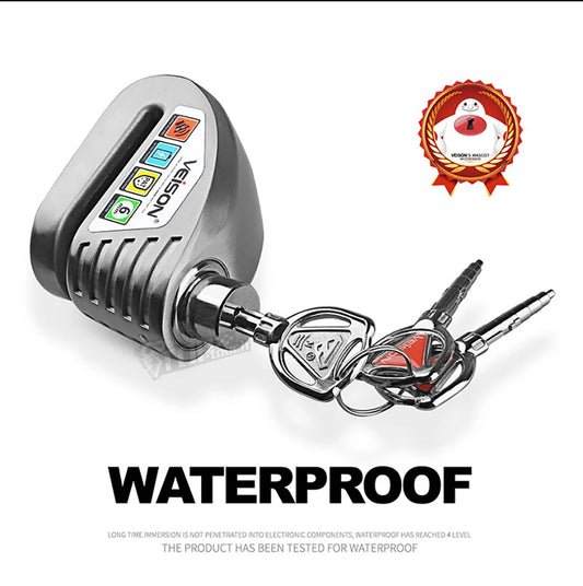 Portable Disc Lock with Smart Alarm for Bike and Scooter