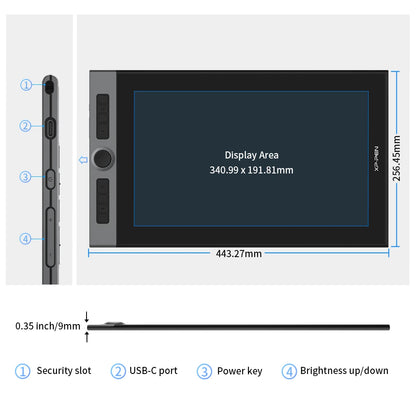 15.6-Inch Graphic Drawing Monitor with Smart Pen
