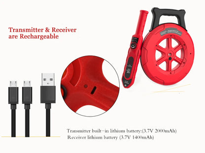 40m Pipe Blockage Detector PVC Iron Pipe Scanner