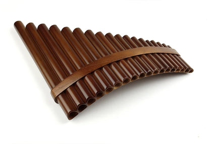 18-Pipe Bamboo Pan Flute F Key Traditional Musical Instrument