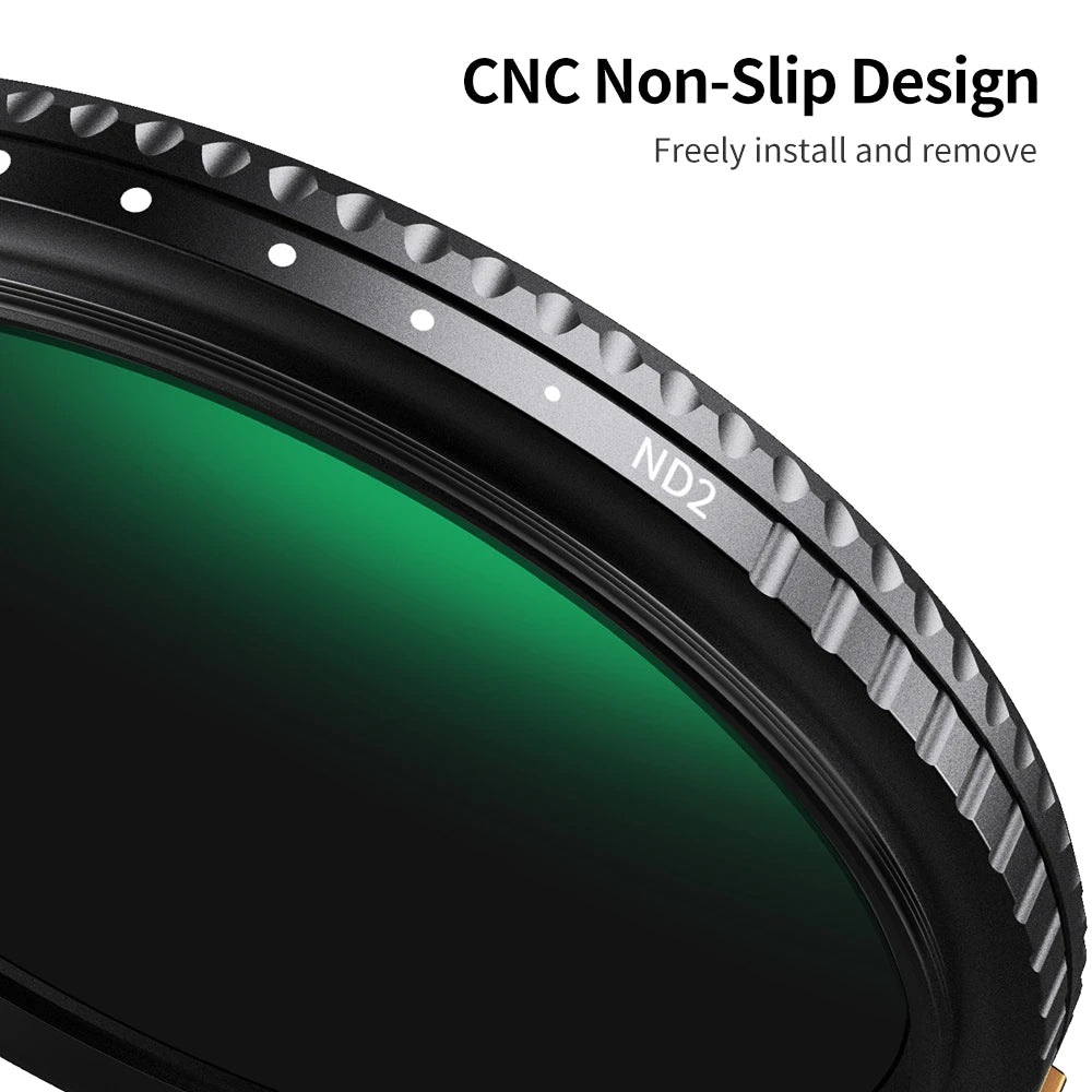 77mm Variable ND Lens Filter 9 Stop Adjustable