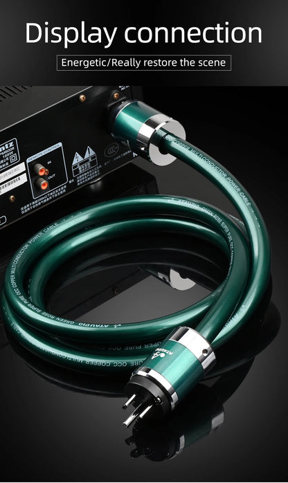 3m Hi-Fi OCC Copper Power Cable for Tube Amplifiers