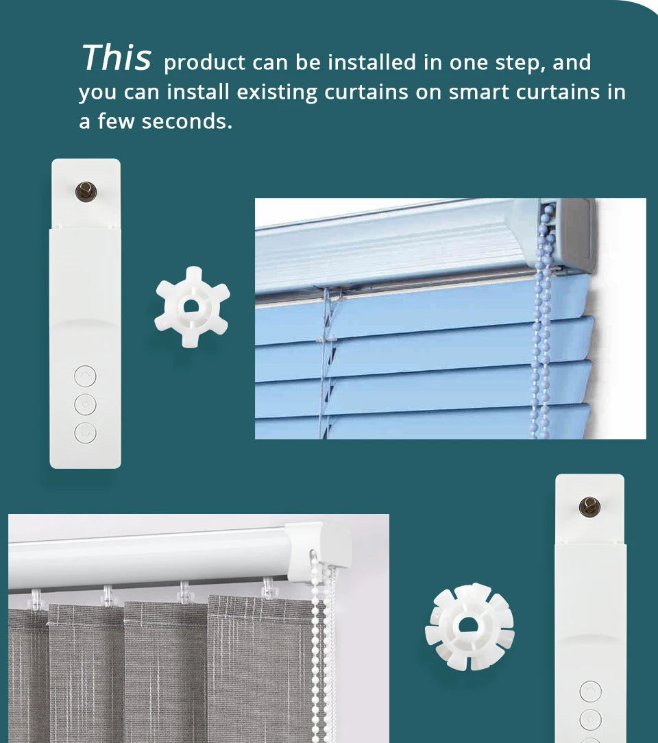 Smart Zigbee Electric Blind Motor with App and Voice Control