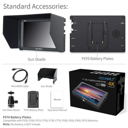 7 Inch Full HD 1920x1200 DSLR Camera Field Monitor