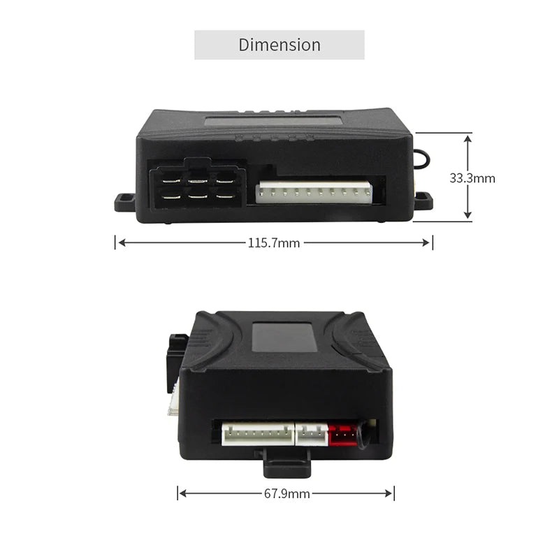 2-Way Car Alarm System with LCD Remote Starter