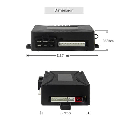 2-Way Car Alarm System with LCD Remote Starter