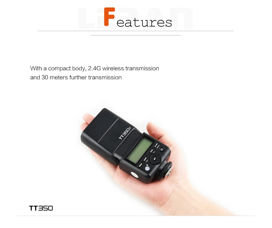 Compact TTL 2.4G Wireless Flash for Sony